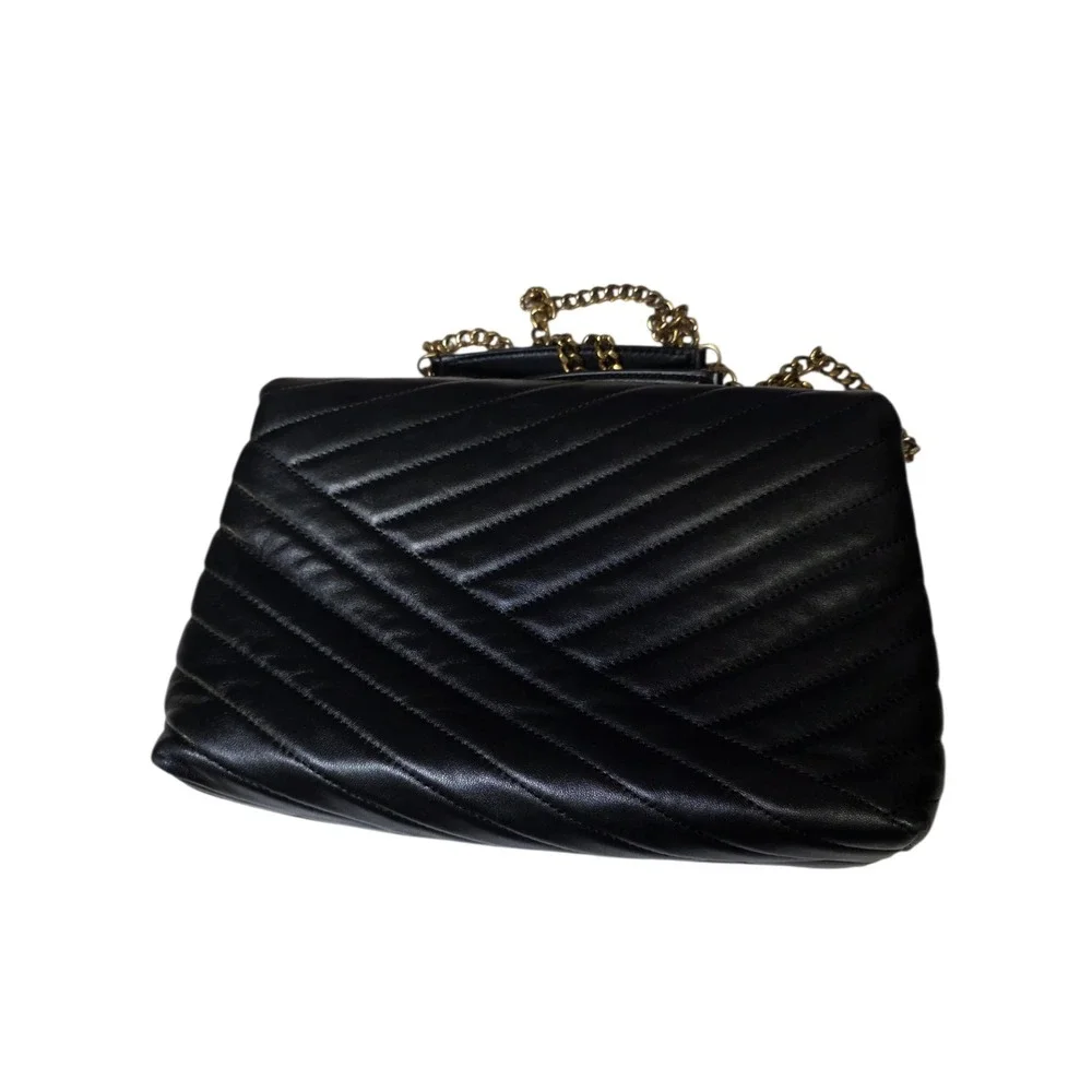 Tory Burch Kira‎ Chevron Small Convertible Shoulder Chain Bag Crossbody